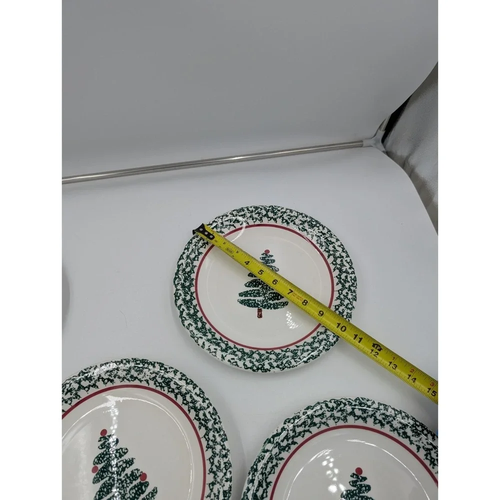 Furio Christmas Tree Salad Plates 8